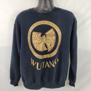 Wutang Clan Vintage Black Sweatshirt Hip Hop Rap Mens size Large